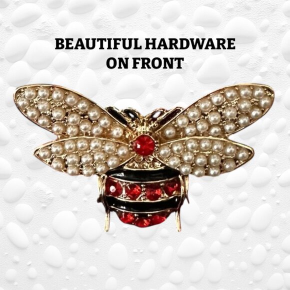 MULTI COLOURED ONLY Graffiti Queen Bee Crossbody Bag/Cell Phone NWT - Picture 8 of 8